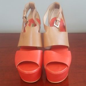 REPORT WEDGE PLATFORM HEELS